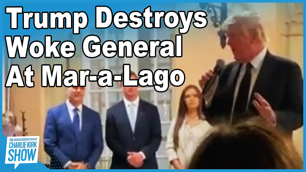 Trump Destroys Woke General At Mar-a-Lago