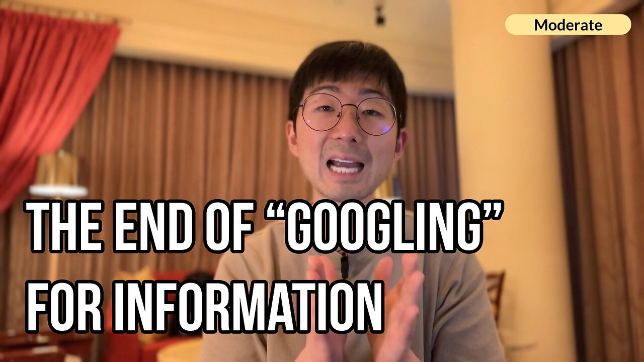 The era of "Googling" things is over