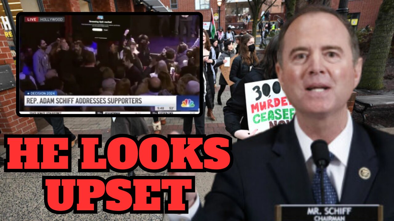 Adam Schiff Gets Shutdown by Protesters