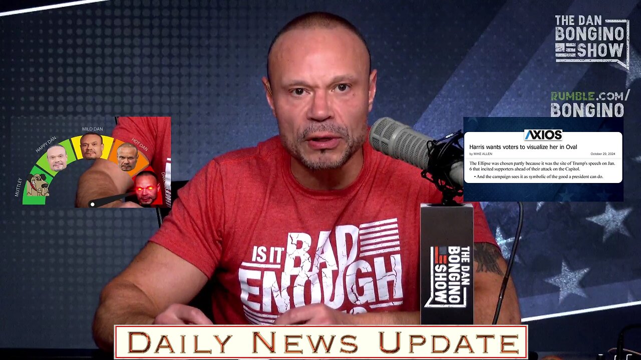 x183a: WARNING Language - Dan Bongino - Kamala Throws A Hail Mary As Her Campaign Collapses (Ep. 2360)