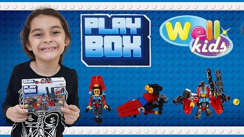 BLOCO DE MONTAR / PLAY BOX / AUTOBOT/ WELL KIDS #lego #autobots