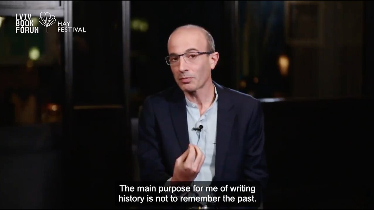 Yuval Noah Harari | "The Man Purpose for Me of Writing History Is Not to Remember the Past. What Is Important Is to Liberate Ourselves from the Past"