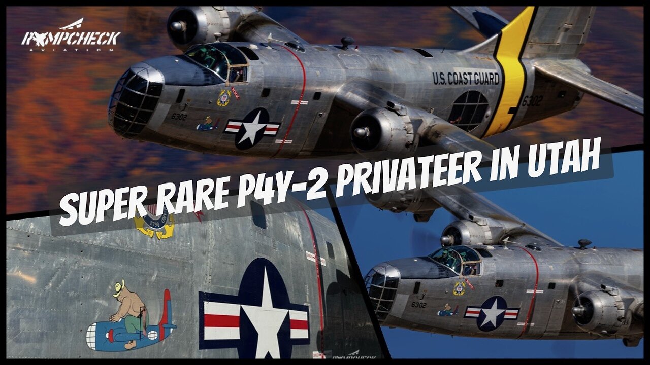 Super Rare Warbird P4Y-2G Privateer in Utah