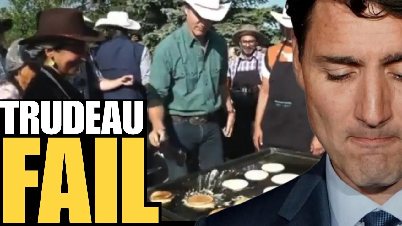 Justin Trudeau EMBARRASSES himself at the Calgary Stampede