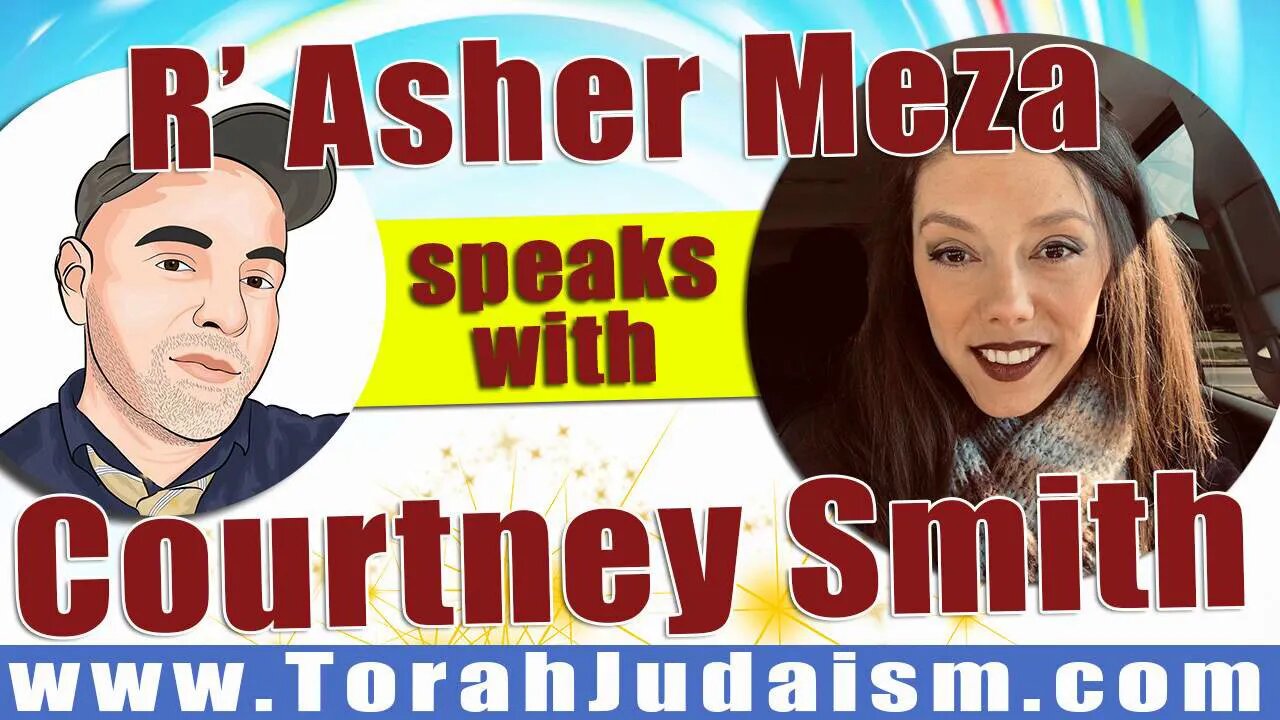 R' Asher speaks with Courtney Smith