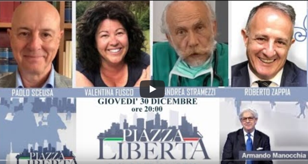 PIAZZA LIBERTA’ puntata del 30 Dicembre 2021