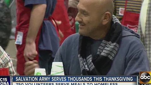 Almost 2k people helped out during Salvation Army Thanksgiving dinner