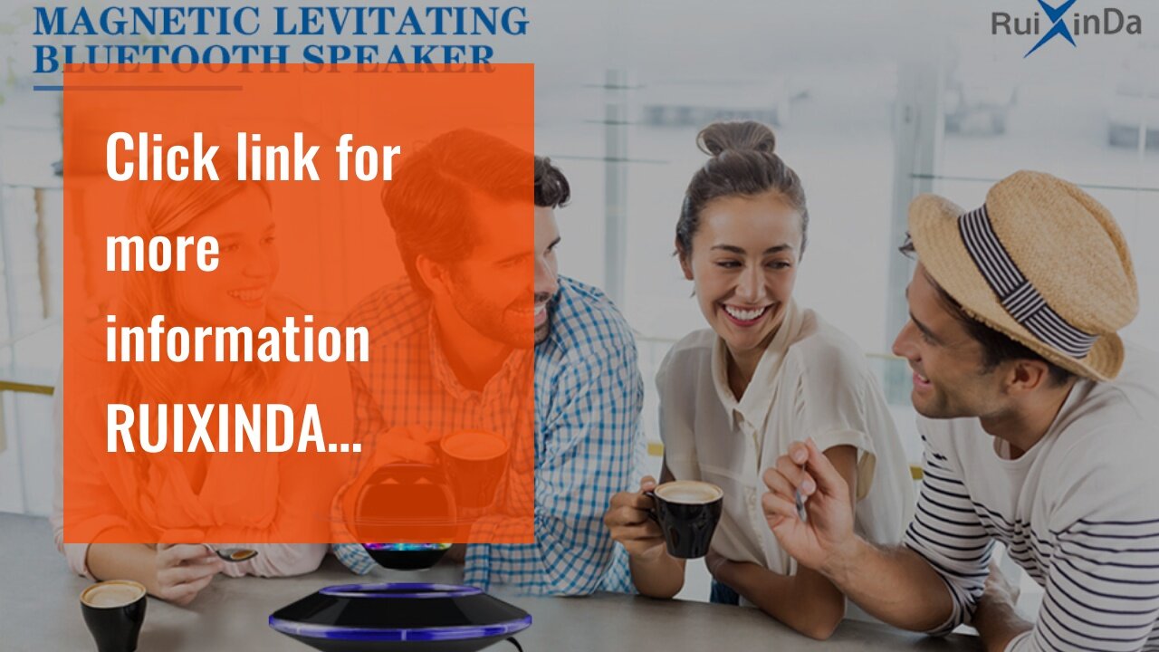 Click link for more information RUIXINDA Magnetic Levitating Speaker, Wireless Floating Bluetoo...