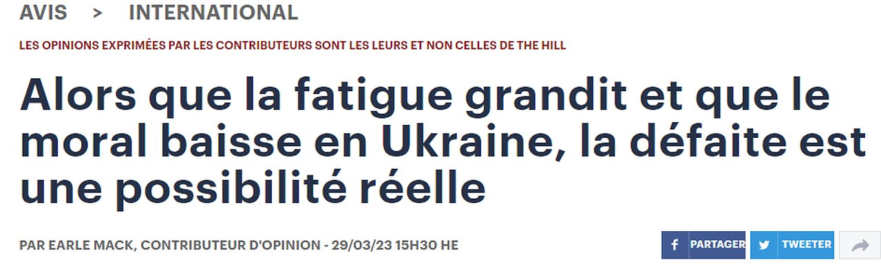 Ambassadeur US revient d'Ukraine et fait un constat accablant