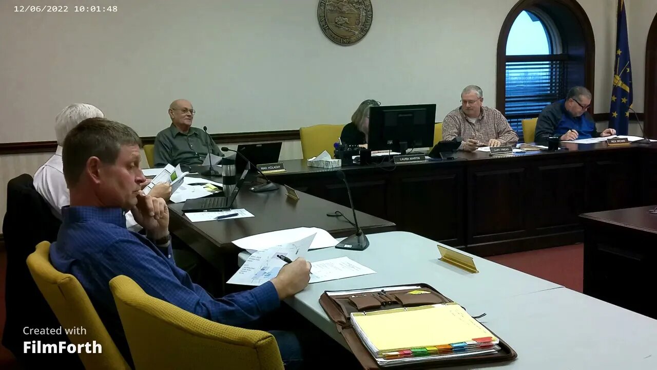 County Council RUNS AWAY! Randolph County Indiana Council - 12.06.22 (3 Meetings in 24 Hours)