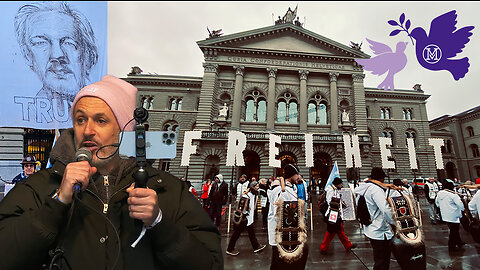 Daniel Stricker, wirklich freier Journalist | Friedensdemo Bern, 11. März 2023