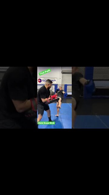 Kick Knee Kick from CSW Erik Paulson Muay Thai Pads