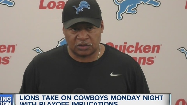 Lions prepare for Monday Night Football