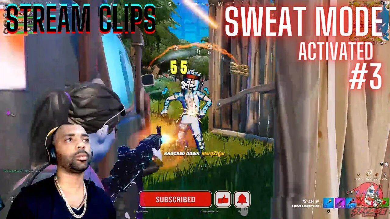 SWEAT MODE ACTIVATED [STREAM CLIPS] Savage Gaming-YT