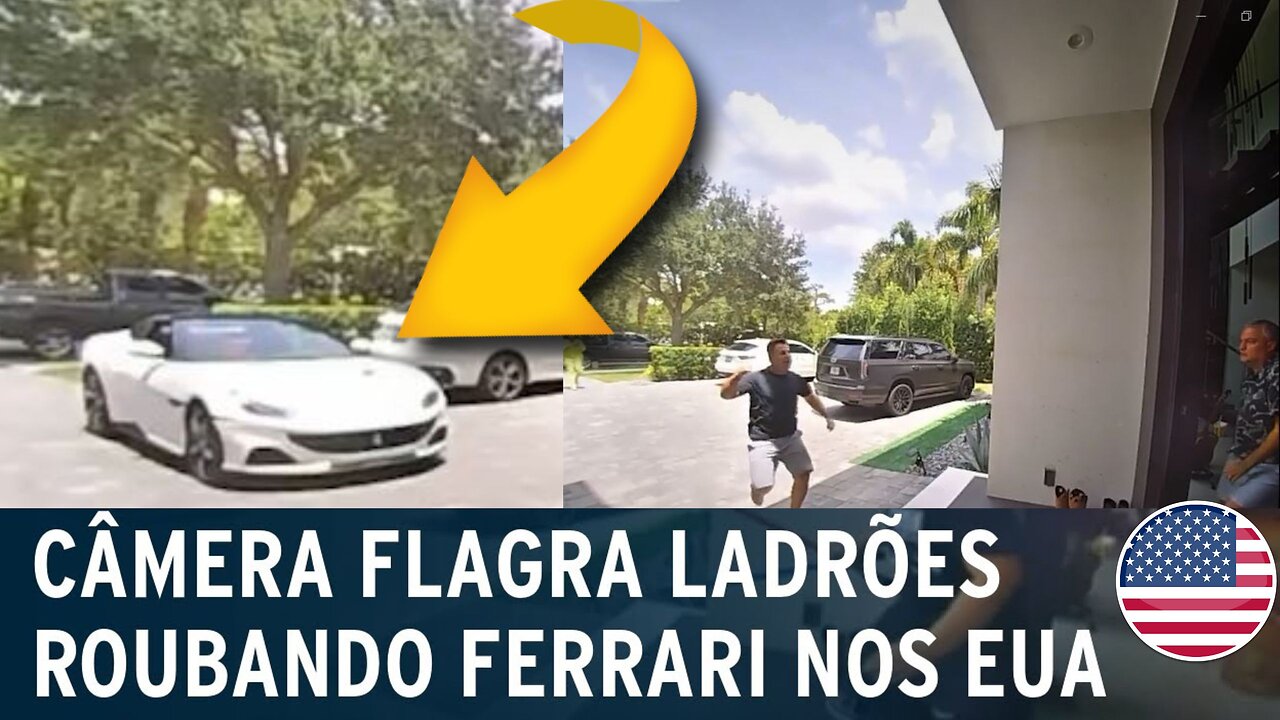 Brasileiro tem Ferrari roubada em condomínio na Flórida - Aumento de criminalidade na Flórida