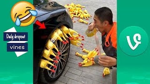 Try not to laugh chalenge ● Chinese People doing stupid things