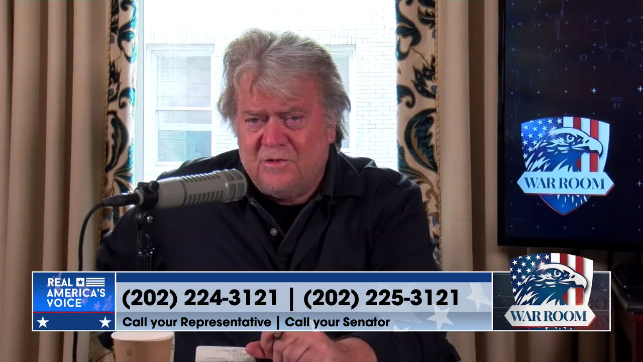 Bannon To Speaker Johnson: “Shut This Illegitimate Regime Down Before It Does Anymore Damage.”