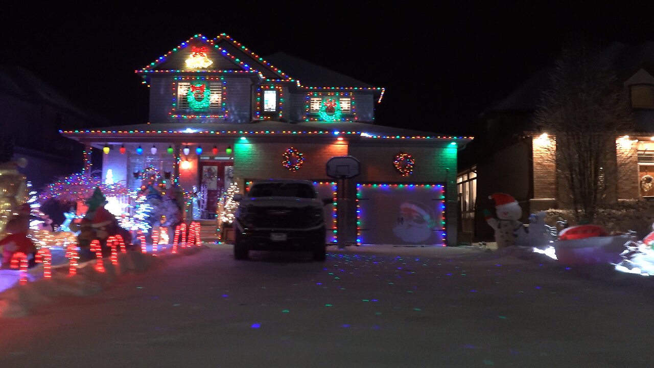 Driving through the neighborhood!