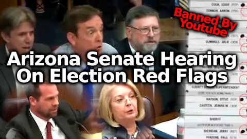 FULL Arizona State Senate Hearing For The Maricopa County Election Audit (Immediately Banned By YT)