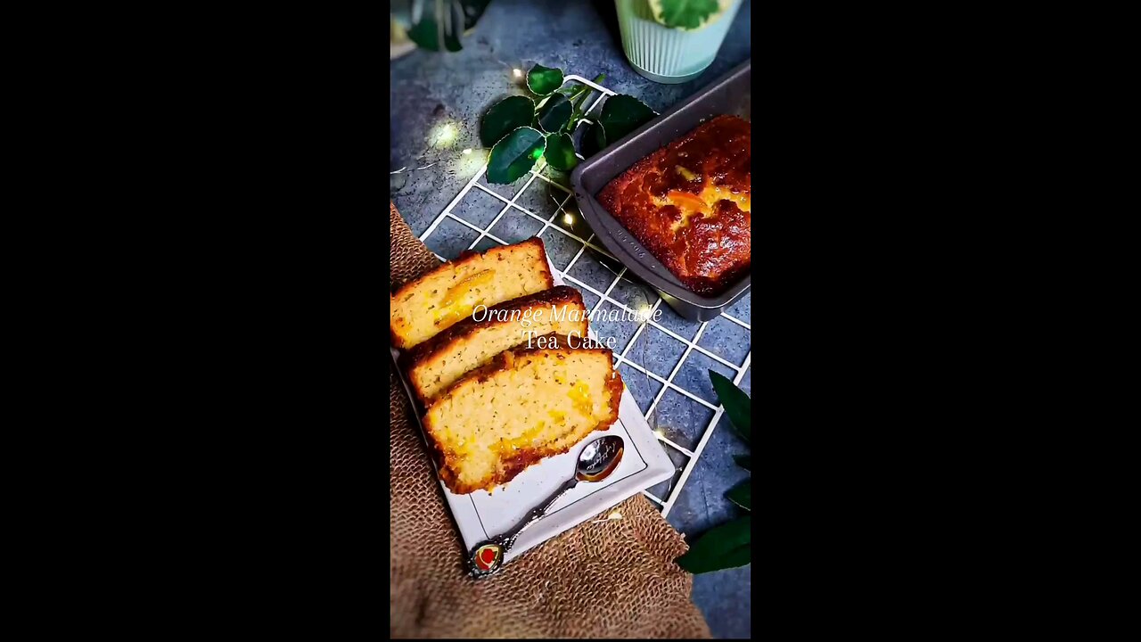 Orange Marmalade Tea Cake