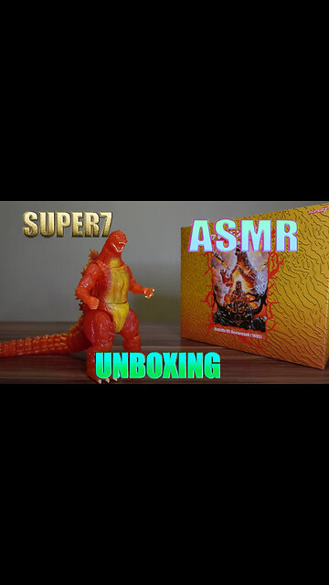 ASMR Unboxing Shorts: Godzilla 1200 Degrees Action Figure