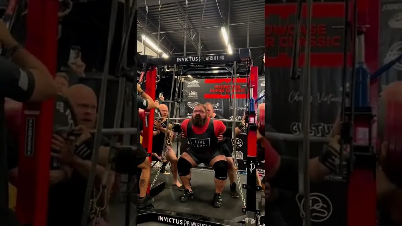 DAN BELL AGACHANDO 455KG RAW #Shorts