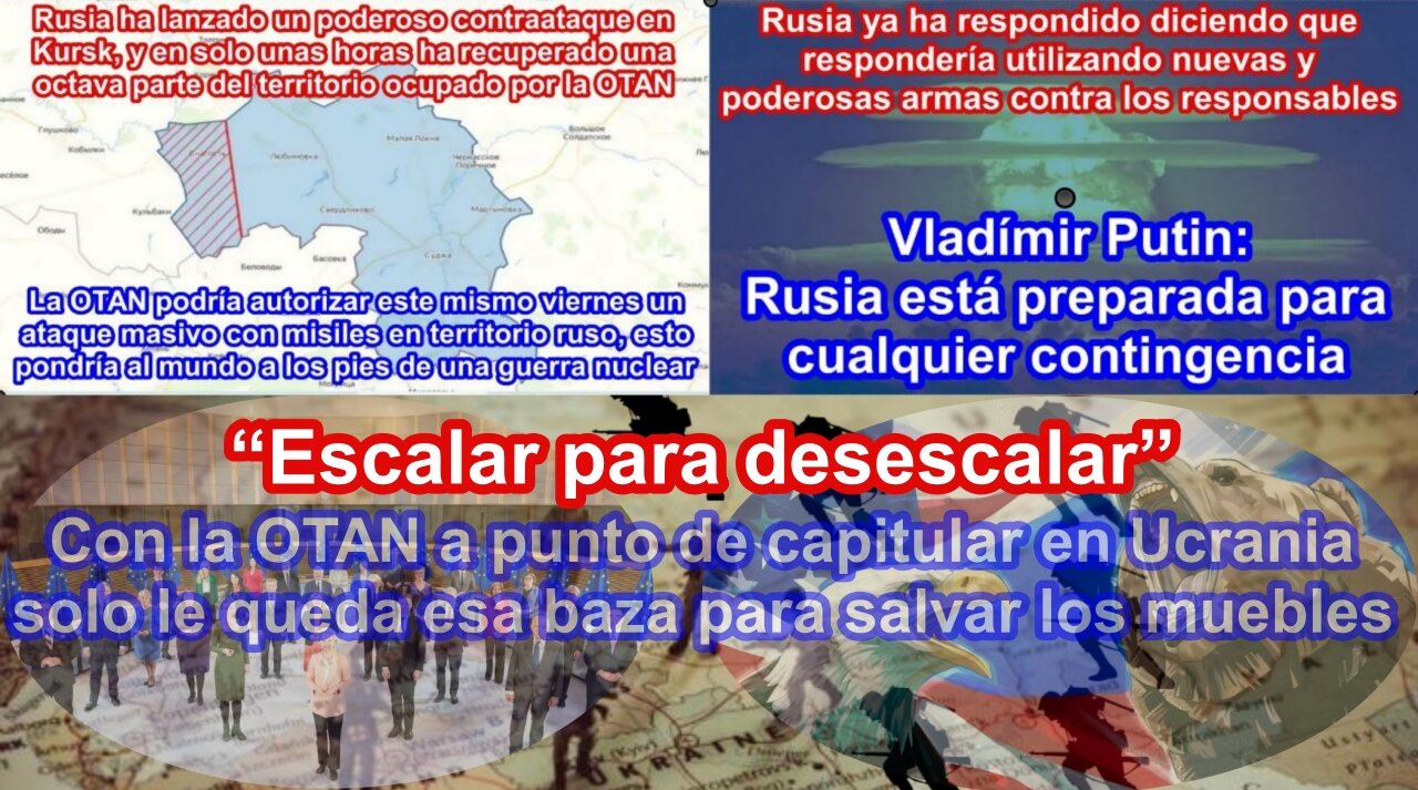 Escalar para desescalar, la OTAN va a poner el mundo a los pies de una guerra nuclear atacando Rusia