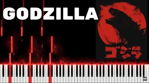 Godzilla Classic Theme - Piano Tutorial