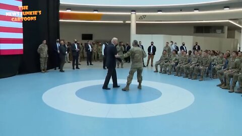 Biden to U.S. troops about Ukraine: "You're going to see when you're there..."