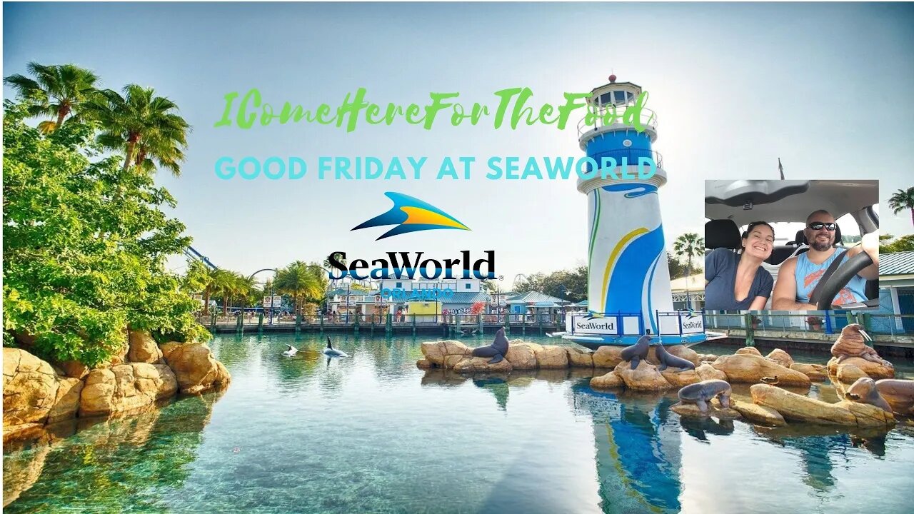 We went to SeaWorld on Good Friday!