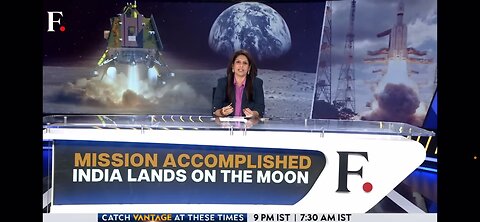 INDIA LANDS ON MOON