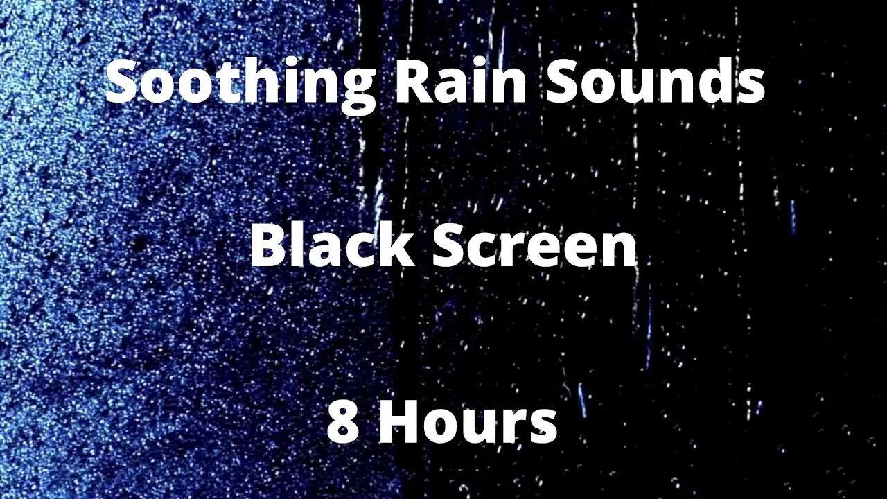 Soothing Rain Sounds for Sleeping, Insomnia, Studying, and Relaxing