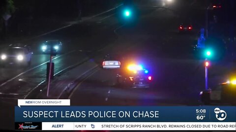 Driver leads SDPD on chase