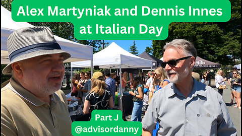 Alex Martyniak, ICCC and Dennis Innes, VCC at Italian Day 2023 Part J