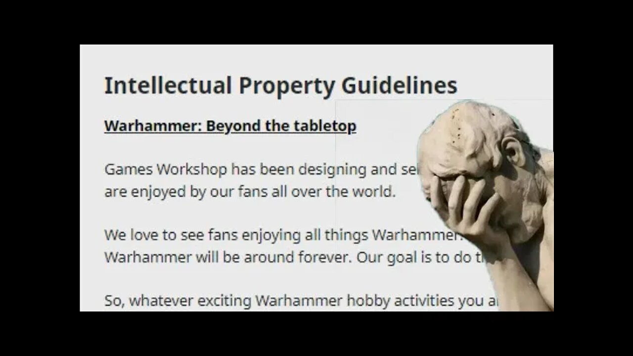 Games Workshop Intellectual Property Guidelines #Shorts