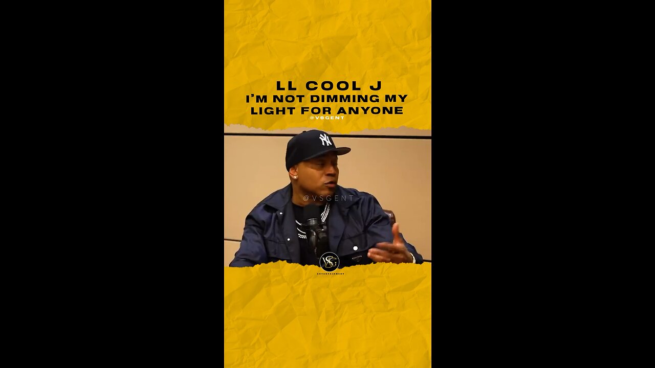 #llcoolj I’m not dimming my light for anyone.🎥 @mworthofgame