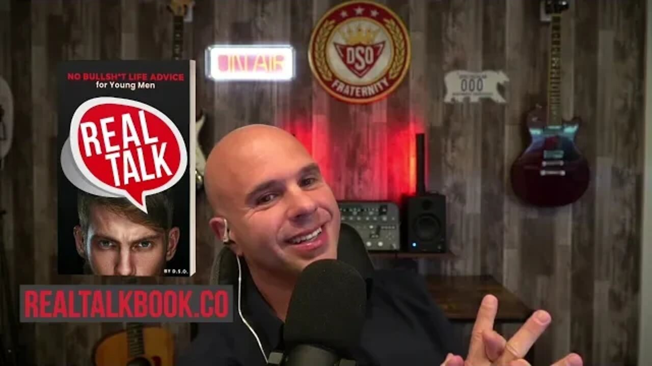 Announcing the new book! REAL TALK: No Bullsh*t Life Advice for Young Men (from livestream)