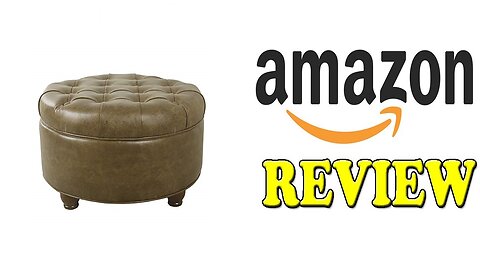 HomePop Storage ottoman Light Brown Review