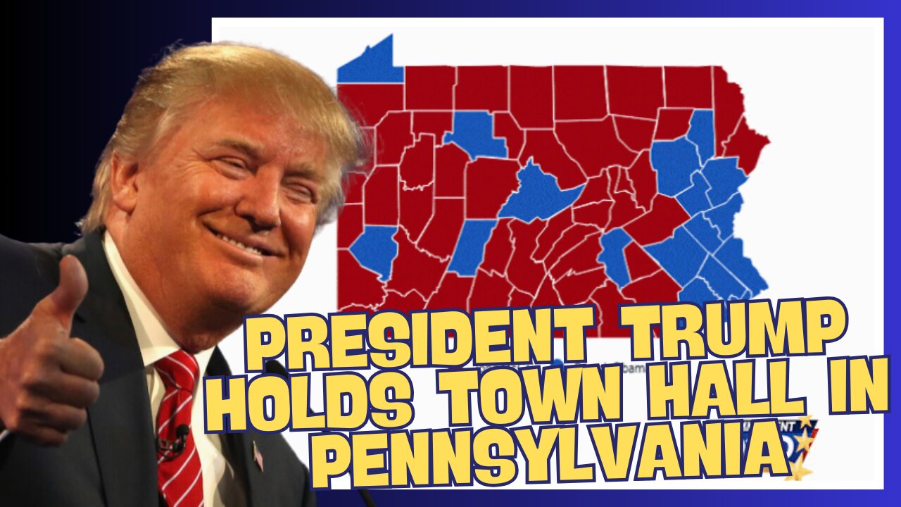 President Trump Holds Town Hall in Oaks, Pennsylvania, Oct. 14, 2024, 6:00 pm ET