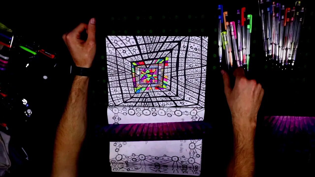 Visual Coloring Relaxation- "Where Do We Go From Here?"#25 Don't Dive Down"