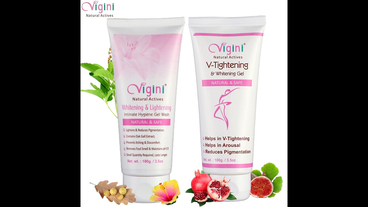 Vigini Vaginal V Tightening Tight Private Part Whitening Lightening Cream Gel+ Feminine Hygiene Wash