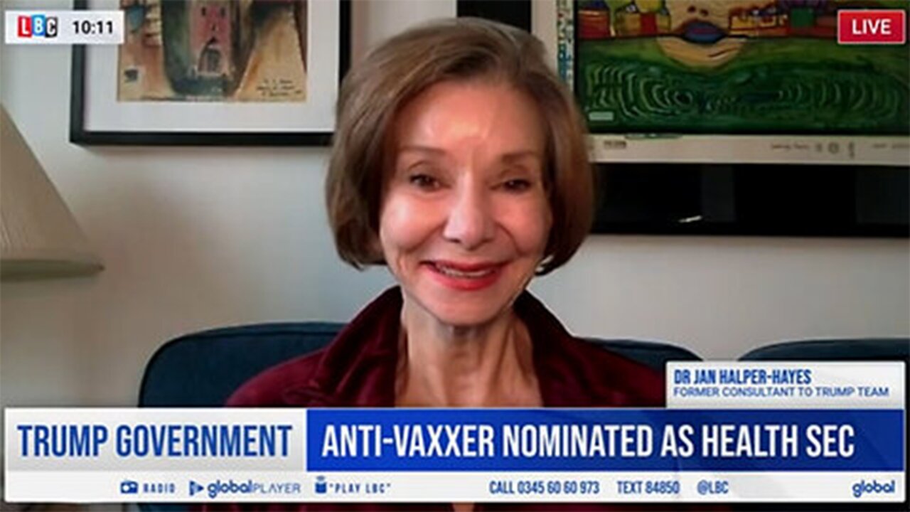 Dr. Jan Halper-Hayes & Trump Government: Anti-Vaxxer Nominated>