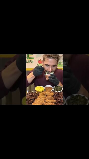 NO ONE COULD EAT THIS $100 BBQ CHALLENGE #foodchallenge #foodshorts #eating #shorts #eatingchallenge