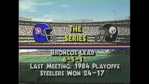 1985-12-01 Denver Broncos vs Pittsburgh Steelers