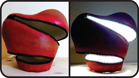 ❣DIY Unzipped Heart Lamp - Unique Valentine's Day Gift Idea❣
