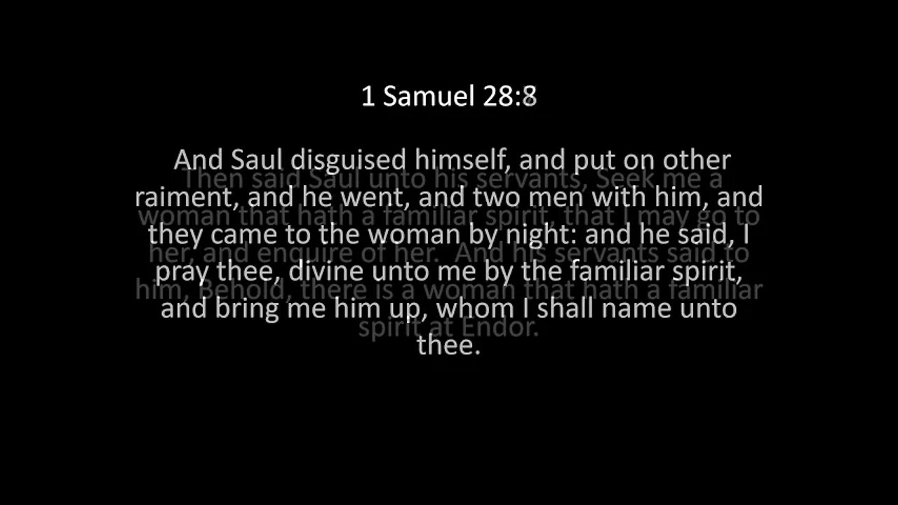 1st Samuel Chapter 28