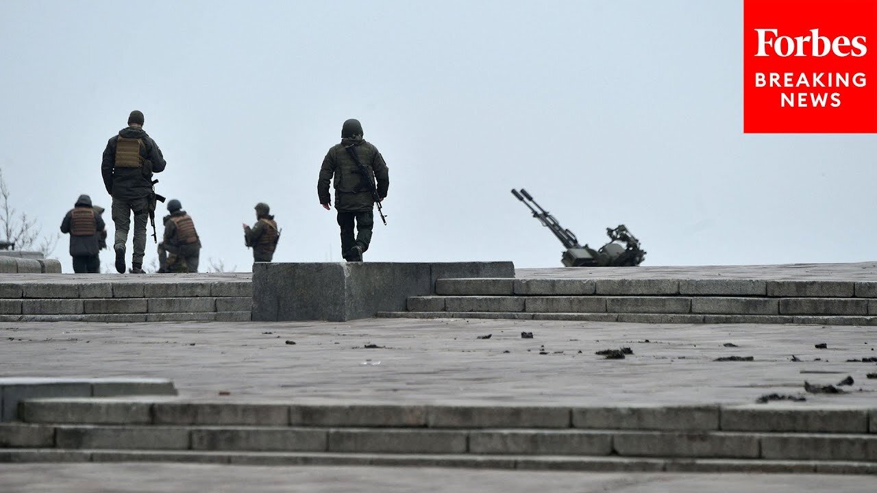Gunfire Reported As Russian Forces Enter Kyiv
