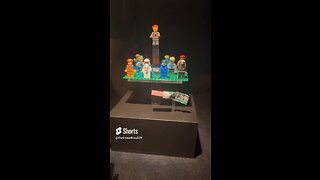 The Lego movie Mini Figure is on the Warner Brothers Studio Tour