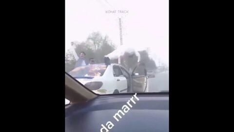 Corolla driver making Pushups on moving car roof top | Irfanistic |