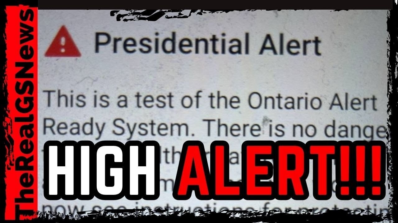 Breaking!!!! 'Presidential Alert' Goes To Millions Of Cellphones Across Canada - 11/21/24.